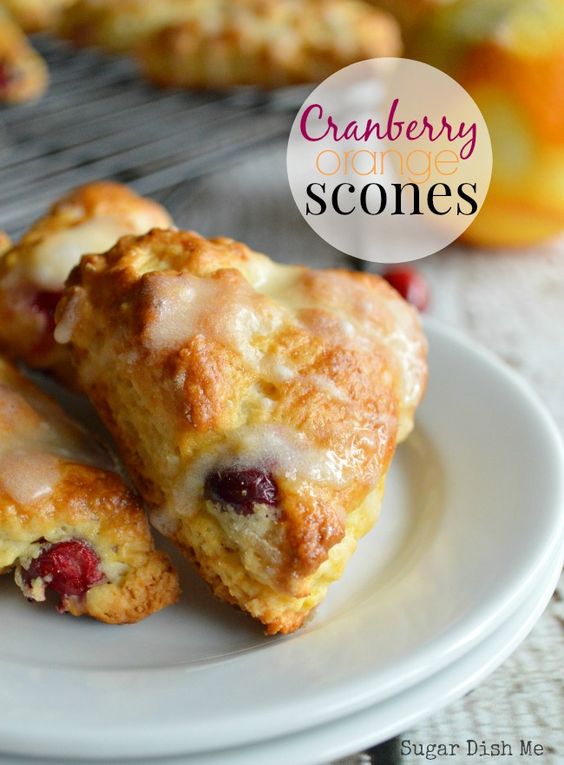 Cranberry Orange Scones - 1 Dozen