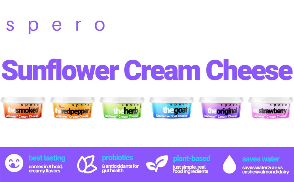 Sunflower Cream Cheese Savory Pack - includes 7