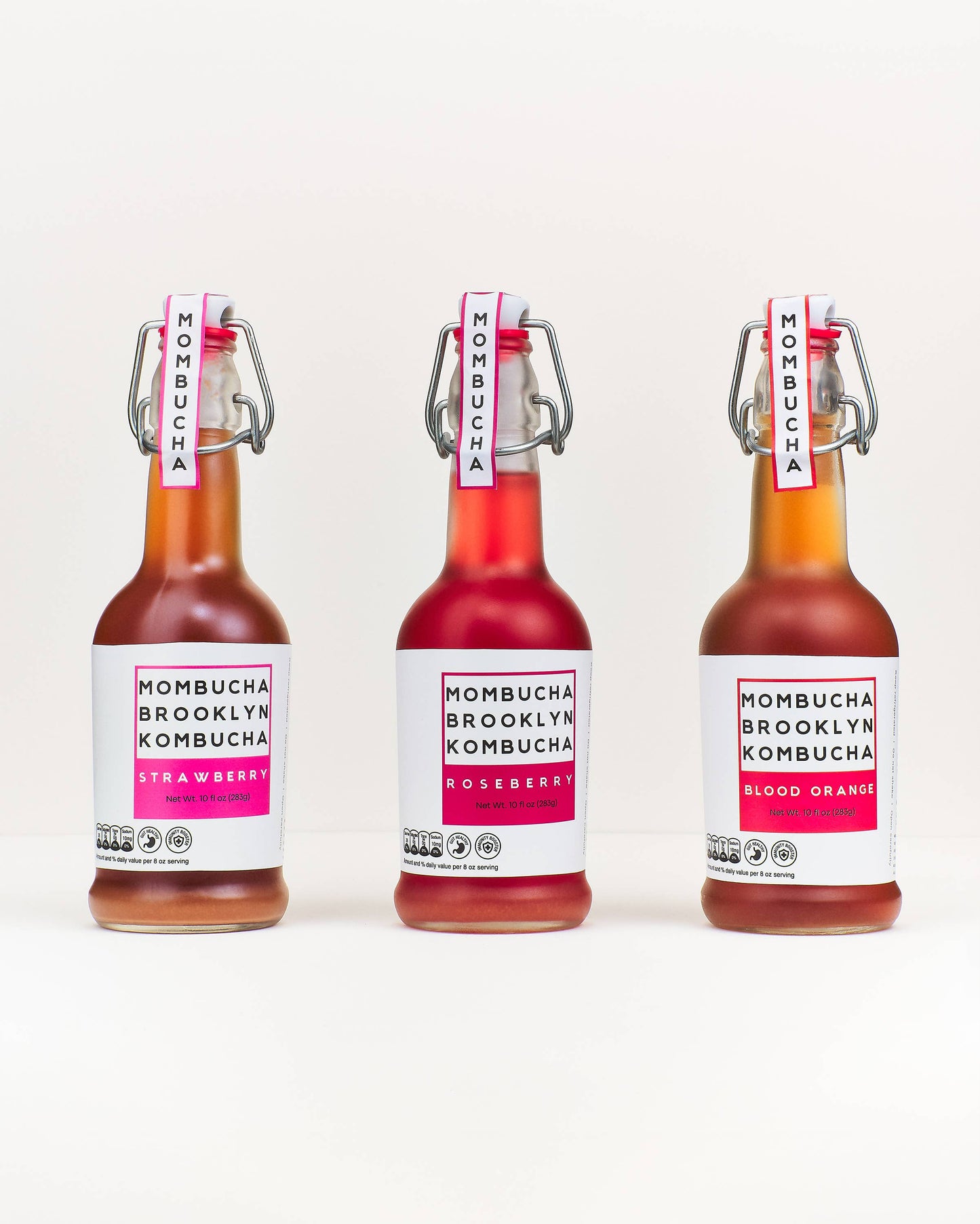 Mombucha Kombucha Drinks Variety Pack - includes 24