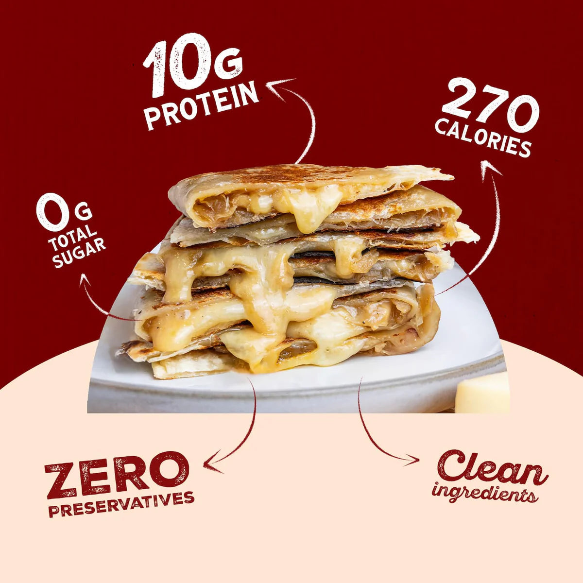 French Onion Soup Quesadillas (8-pack)