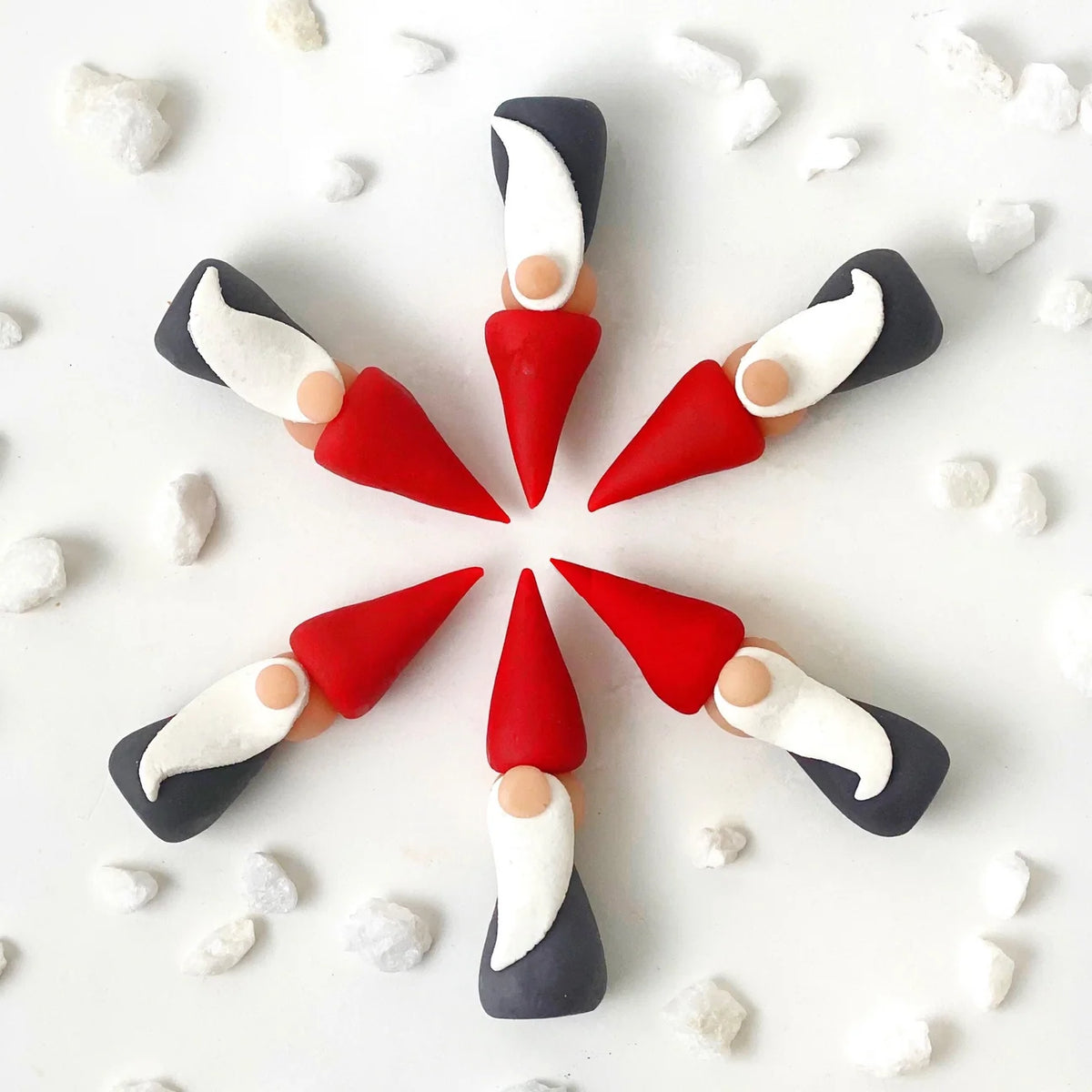 Gourmet Marzipan Candy Gnomes