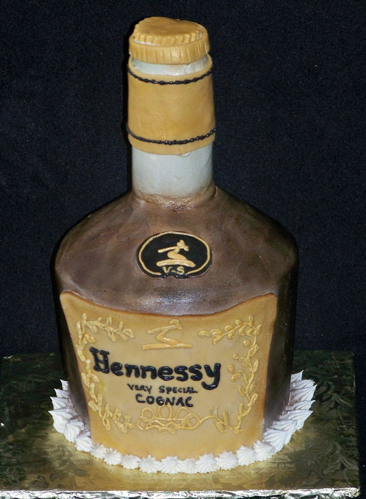 Hennessy Bottle Cake - price per serving