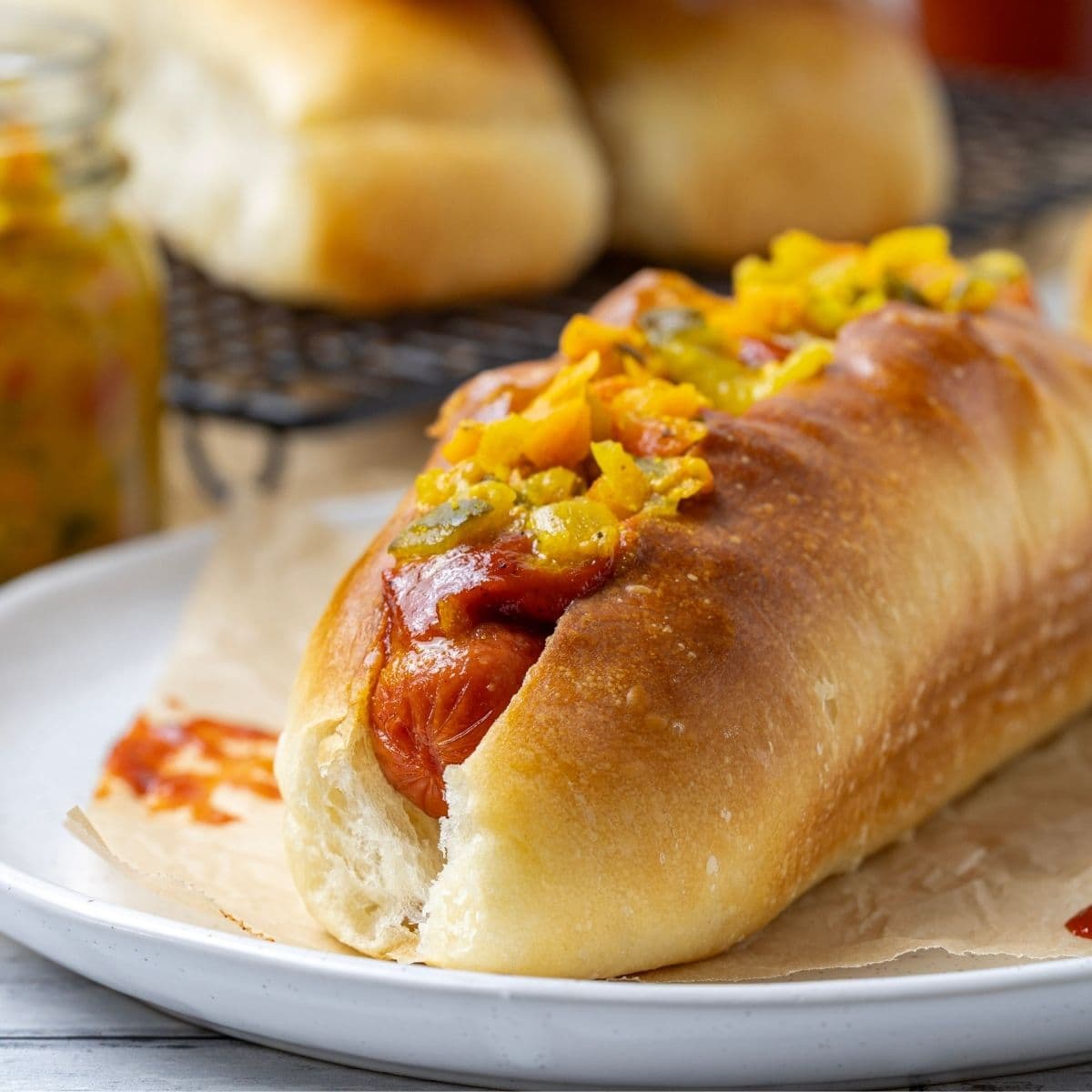 Organic 100% Sprouted Sourdough Hot Dog Buns