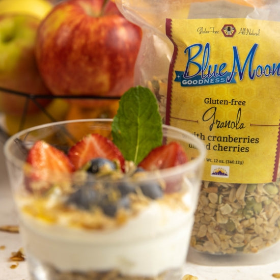 Blue Moon Goodness Mixed Case of 6- 12 oz Gluten Free Granola Berry Blend - GF, V
