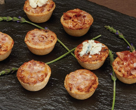 Smoked Candied Bacon Jam Tart - 200 pieces per tray