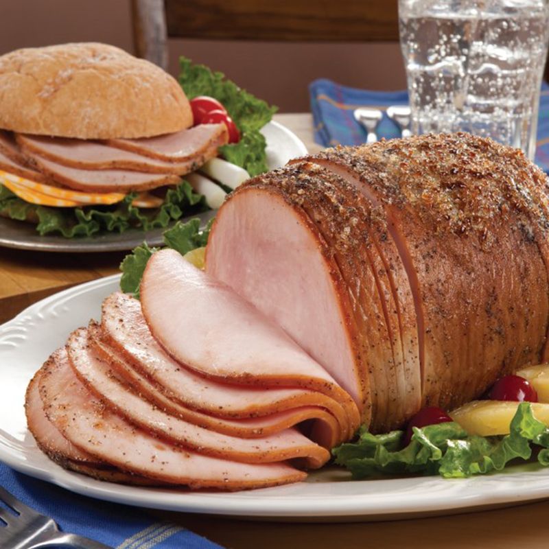 Hickory-Smoked Boneless Turkey Breast & Ham Combo | 4 lb Each