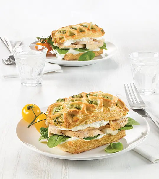 Flaky Buttery Feta Spinach Cream Bombs