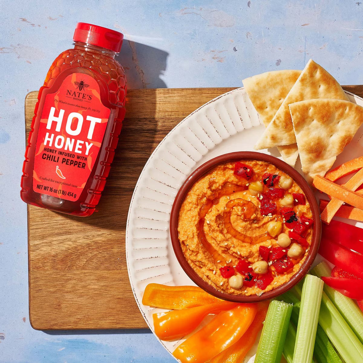 Nate’s Hot Honey with Habanero Chili Pepper Flakes