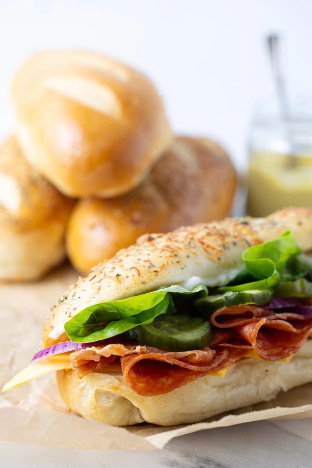 Hand Crafted Hoagie Rolls - 4-Pack Gluten-Free · Vegan