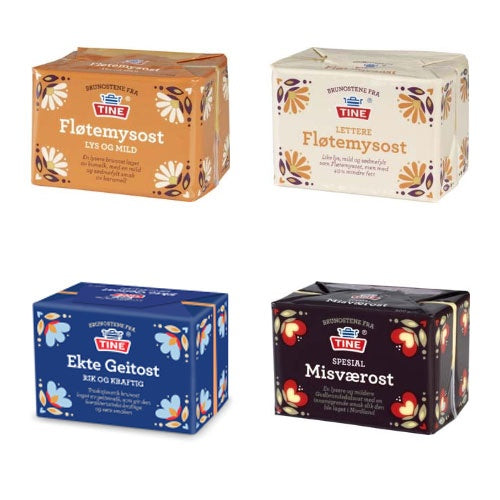 Brunost Fløtemysost Light (Norwegian Brown Cheese) - 500g