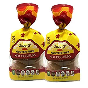 Gluten Free Hot Dog Buns - 2 x 4 Pack