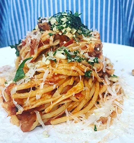 Keto Basil Pasta Sauce by Yo Mama's Foods  - No Sugar Added, Low Carb, Low Sodium, Gluten Free, Paleo Friendly, and Made with Whole, Non-GMO Tomatoes