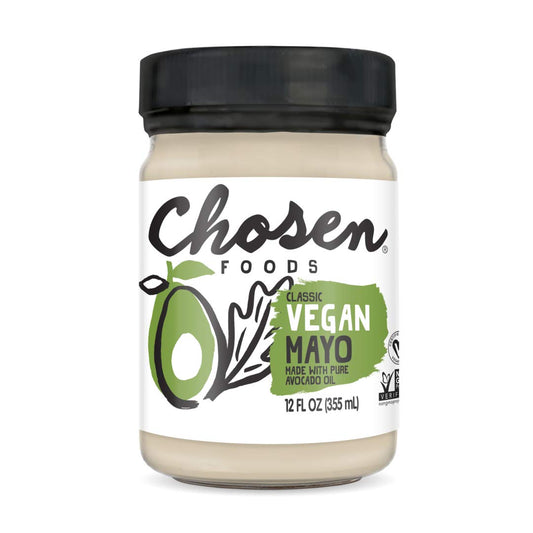 Chosen Foods Vegan Avocado Oil Mayo 12 oz., Non-GMO, 100% Pure, Gluten Free - 3 Pack