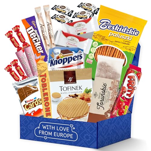 Viral European Snack Box - 22 Authentic International Treats from 7 Countries