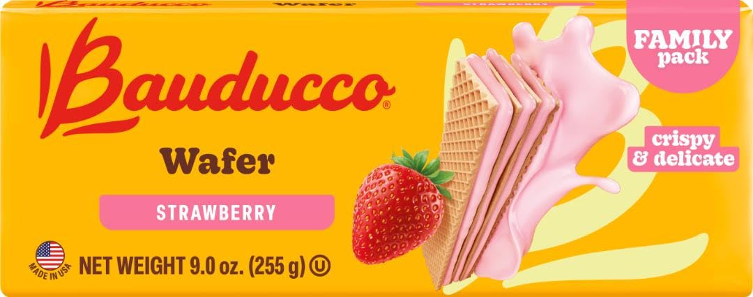 TikTok Viral Bauducco Wafer Cookies - Italian Chocolate & Vanilla