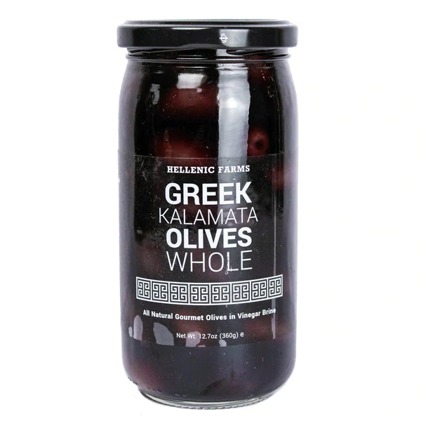 Kalamata Greek Olives - Whole - 6 Pack