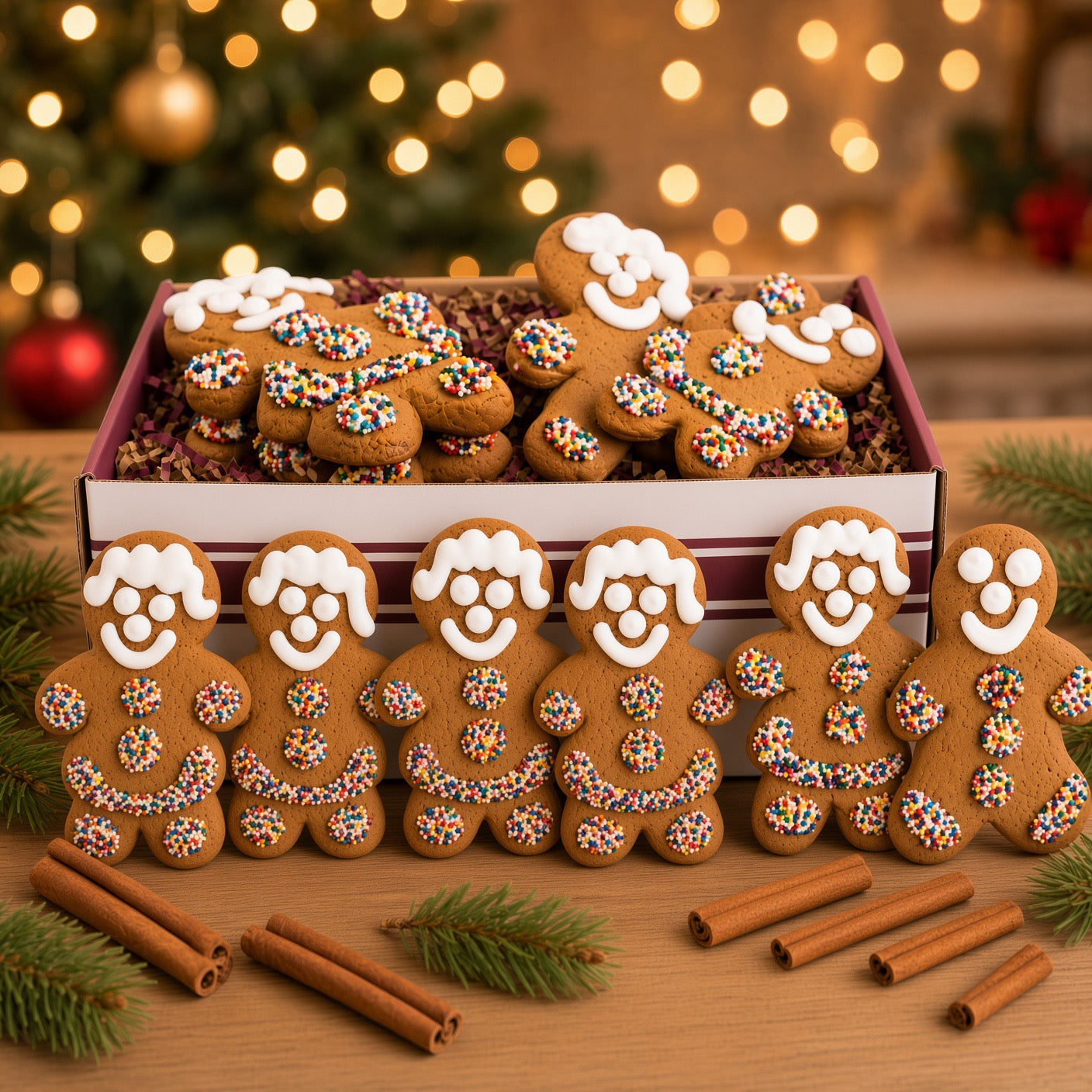 Gingerbread Boy & Girl Cookies, 5”