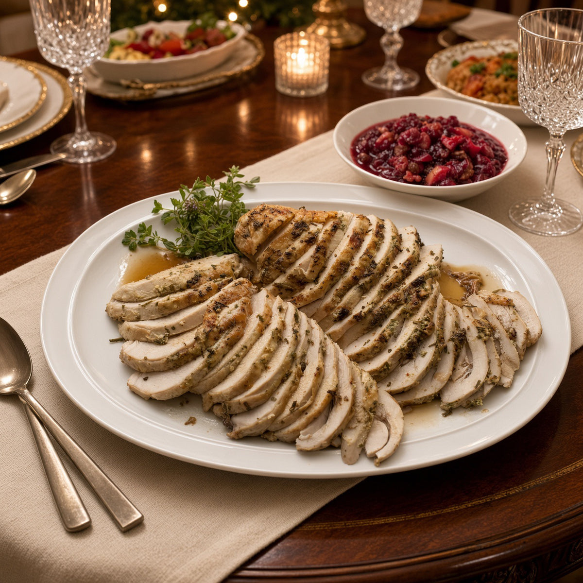 Herb Roasted Turkey — Slow-Roasted Whole, 10–12 lb