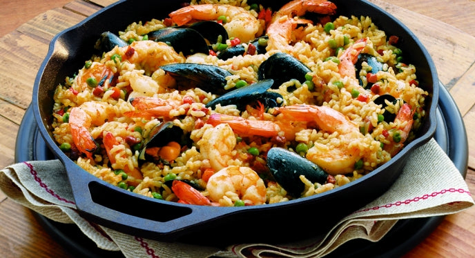 Deluxe Paella Kit with Stainless Pan by Peregrino