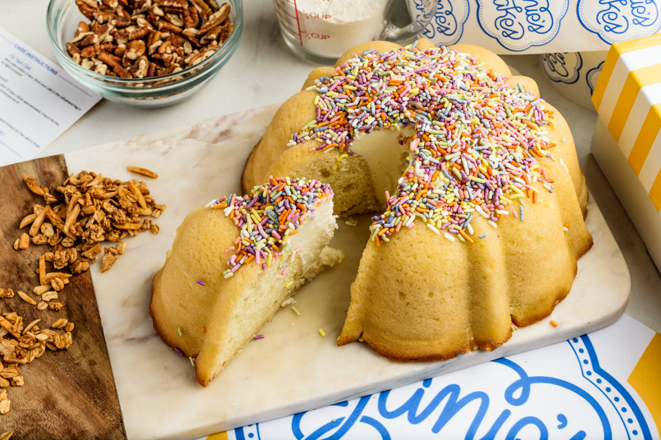 Velvet Jane - A Cream Cheese Pound Cake with a Twist