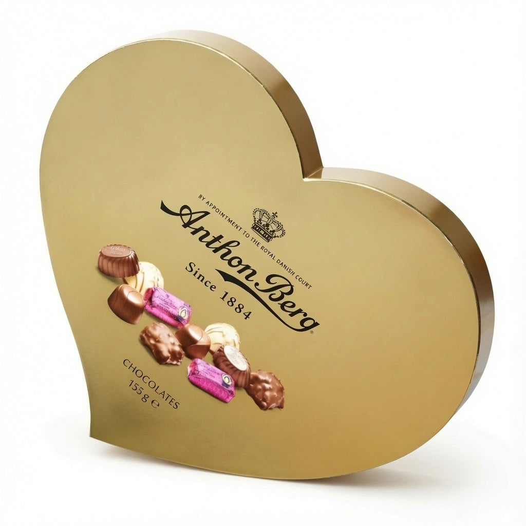 Anthon Berg Heart Gold Danish Pralines Gift Box – 155g