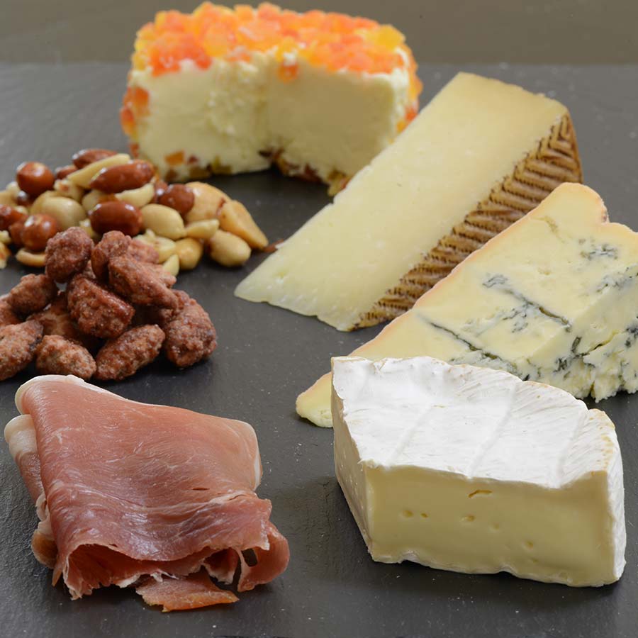 International Favorites Cheese Board - from France, Spain and Italy.