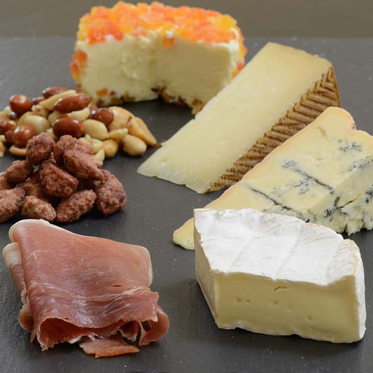 International Favorites Cheese Board - from France, Spain and Italy.