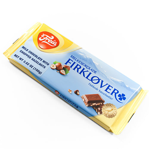 Freia Firklover Milk Chocolate with Hazelnut Bar - 60g