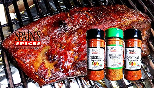 Spain's Spices Variety Set Original, Spicy and Garlic Seasoning 5.6 oz - (Pack of 3)