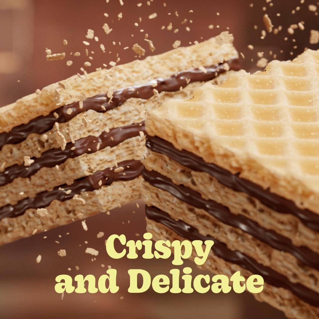 TikTok Viral Bauducco Wafer Cookies - Italian Chocolate & Vanilla