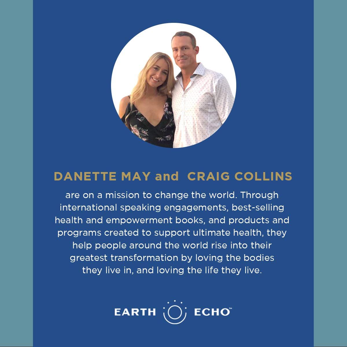 Earth Echo: Cacao Bliss - Organic Chocolate Powder Mix with Cinnamon, Turmeric, MCT Oil and Lucuma - 30 Servings