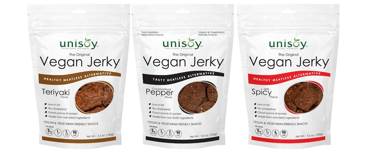Cracked Black Pepper Vegan Jerky