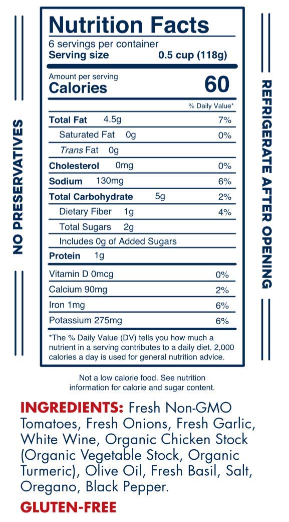 Keto Marinara Pasta Sauce by Yo Mama's Foods  - No Sugar Added, Low Carb, Low Sodium, Gluten Free, Paleo Friendly, and Made with Whole, Non-GMO Tomatoes