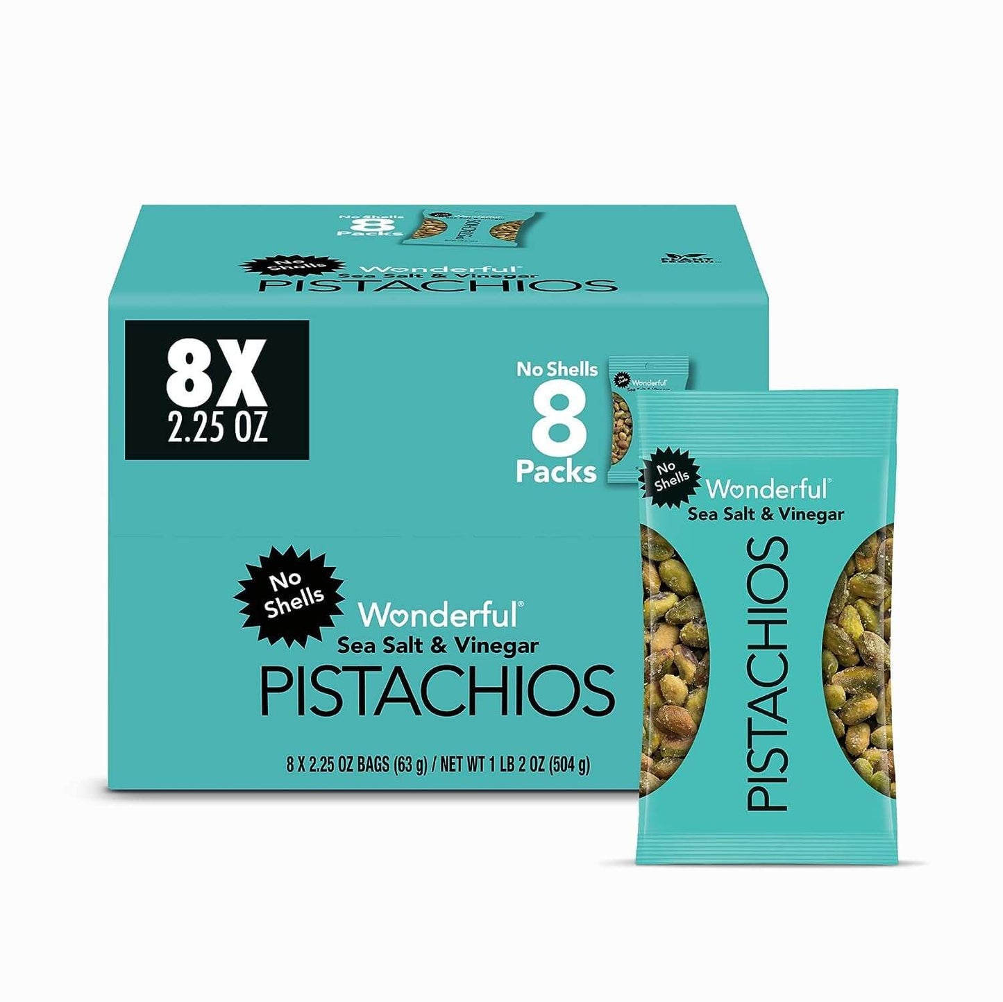 Wonderful Pistachios No Shells - Viral Flavors Variety Pack, Premium Roasted (6.75 oz)