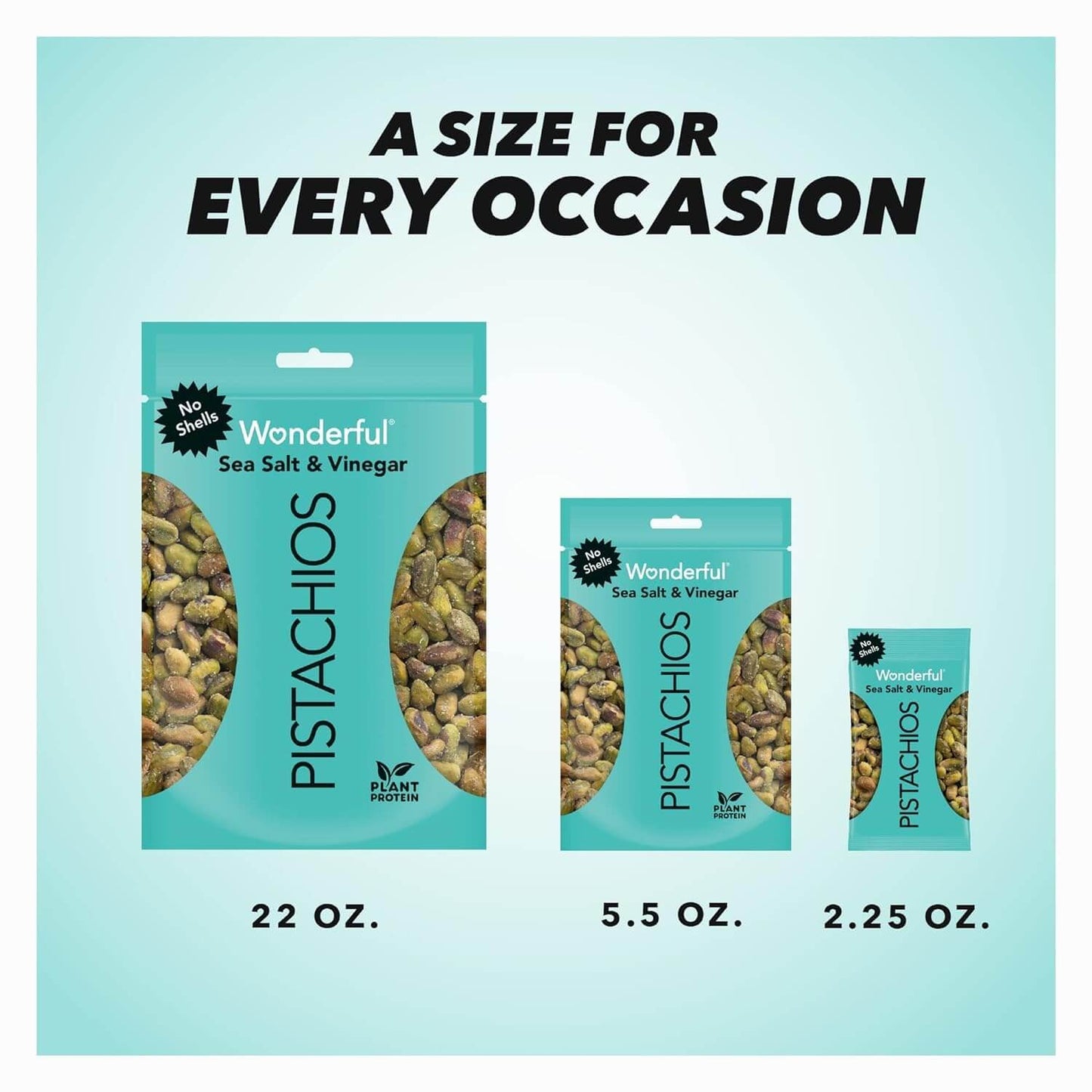 Wonderful Pistachios No Shells - Viral Flavors Variety Pack, Premium Roasted (6.75 oz)