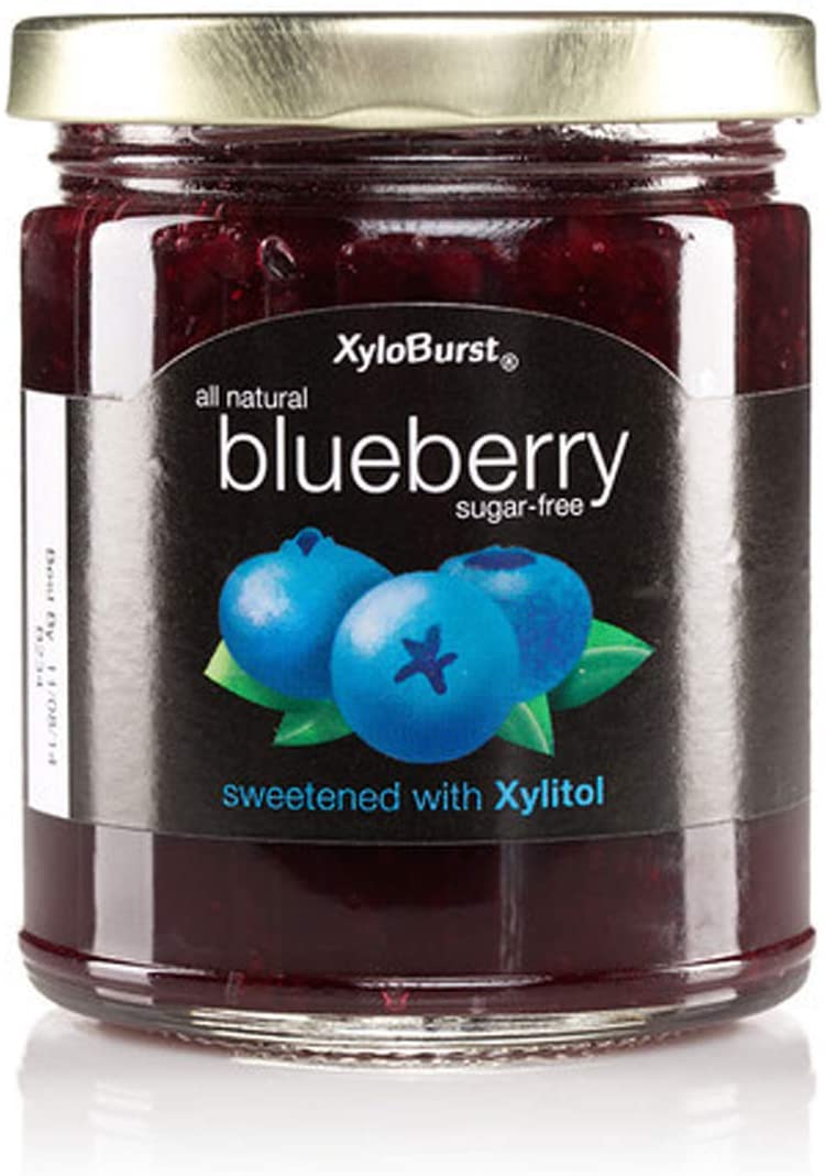 Sugar Free Blueberry Fruit Jam - 10 oz. Jar - XyloBurst