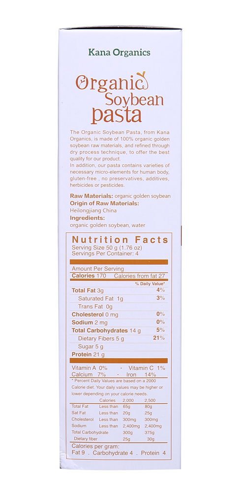 Organic Gluten-Free Soybean Pasta