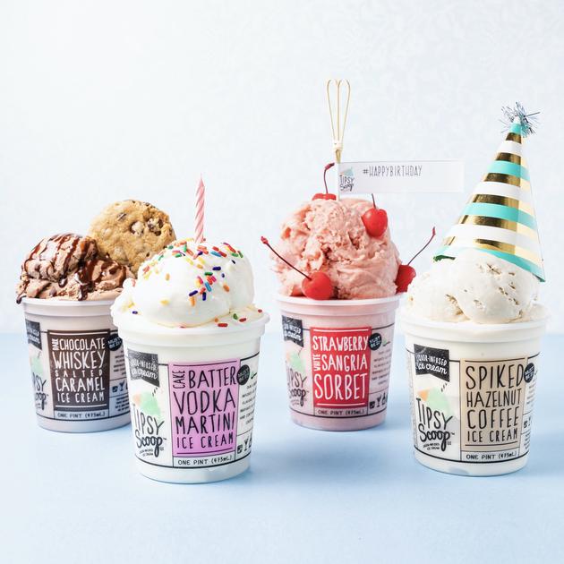 Birthday Party Pack - 4 Pints - Tipsy Scoop