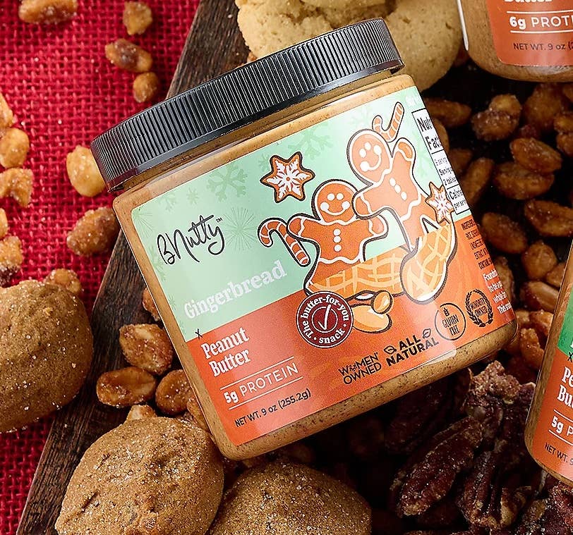 Gingerbread BNutty Peanut Butter- Case of 6- 9oz