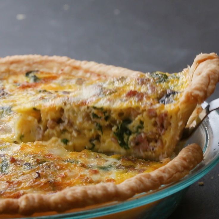 Cheddar Veggie Quiche