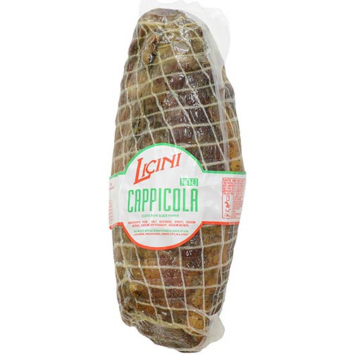 Sweet Cappicola, Black Pepper Coated - 3.3 lbs