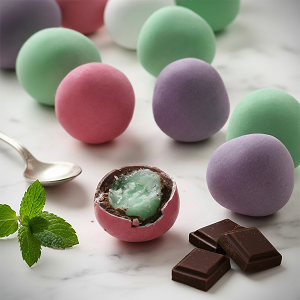Andy Anand Chocolatier Gluten Free Holland Mints, Belgian Dark Chocolate & Peppermint Oil, 1 lb