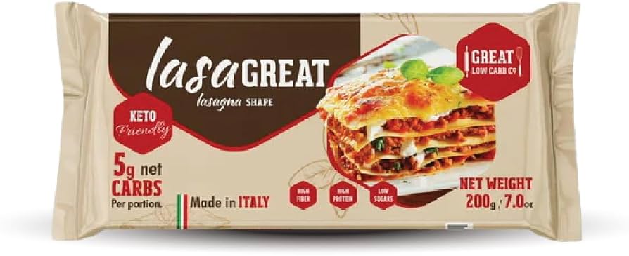 Great Low Carb Lasagna Pasta 7oz