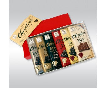 6 Bars of Chocolove xoxox Solid Chocolate Taster Gift Box