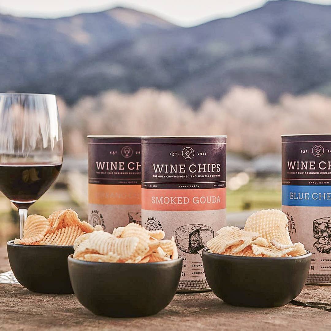 WINE CHIPS EASTER EDITION CHEESE COLLECTION W/SERRANO CHEDDAR BONUS SAMPLE