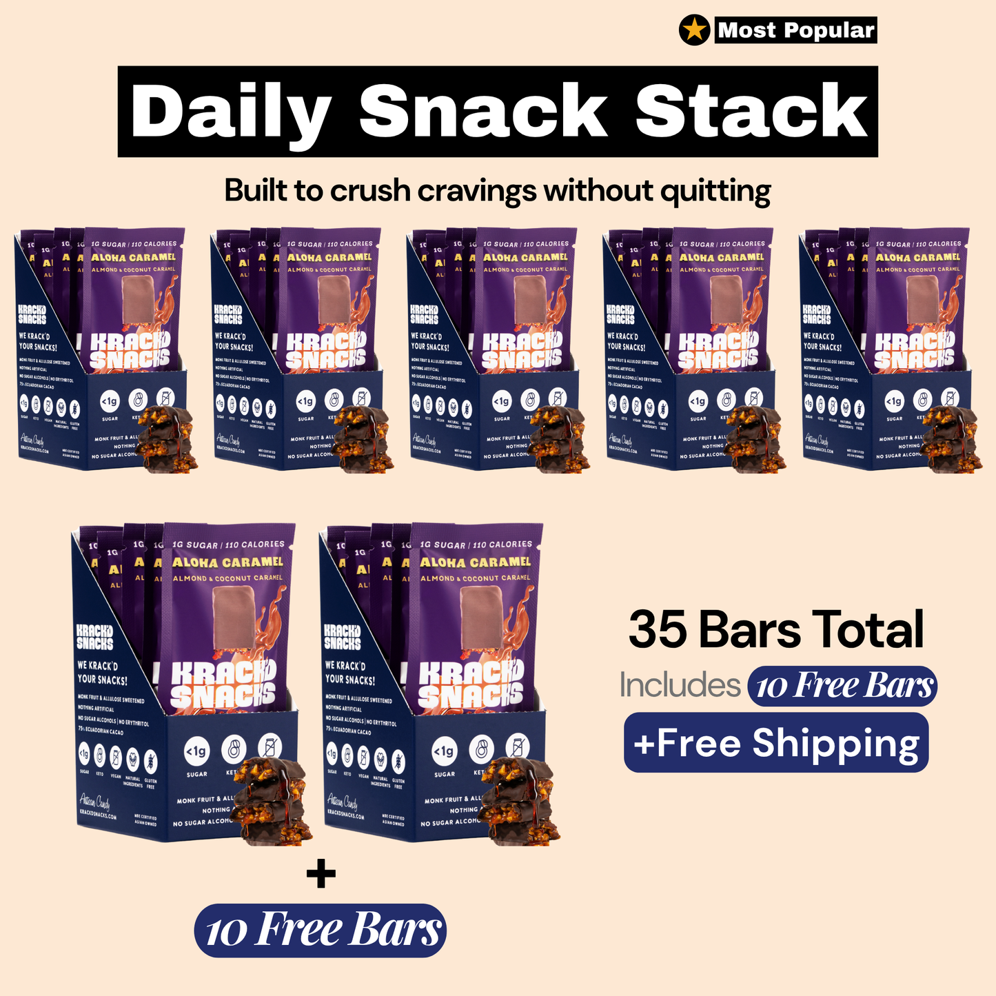 Milk Chocolate Aloha Caramel, 2g Net Carbs