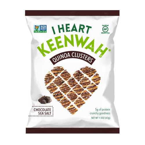 Quinoa Clusters Snack Packs, Chocolate Sea Salt (1.5oz) - 6 - Pack
