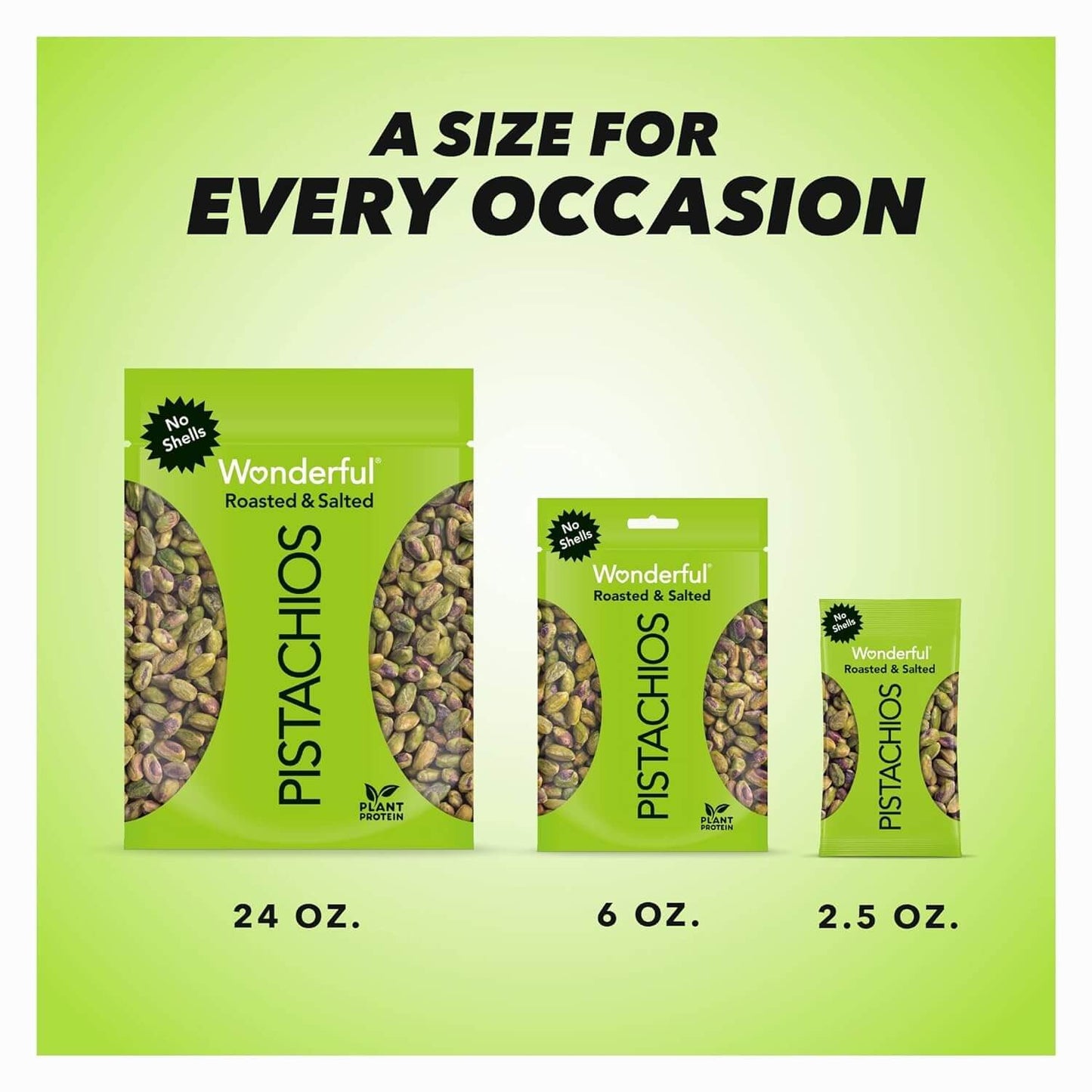 Wonderful Pistachios No Shells - Viral Flavors Variety Pack, Premium Roasted (6.75 oz)