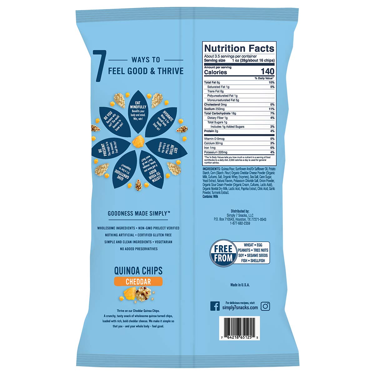 Quinoa Chips and Lentil Chips, Variety Pack 3.5 Ounce -  Pack of 4 - Gluten Free
