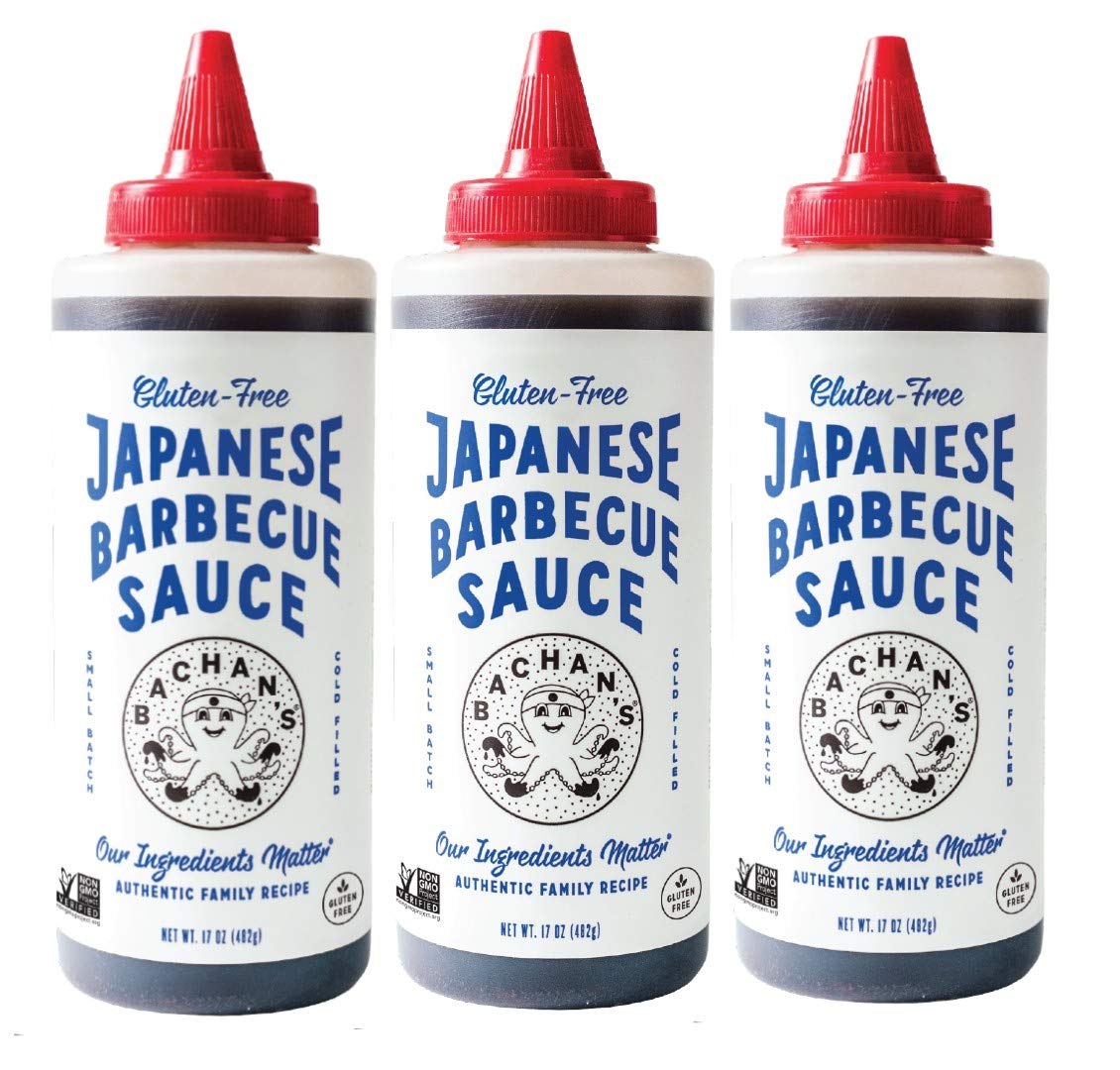 Bachan's Japanese Barbecue Sauce - Gluten Free- Pack of 3